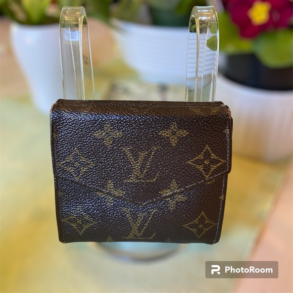 LOUIS VUITTON MONOGRAM CANVAS MONNAIE DOUBLE SNAP WALLET bifold vintage 1989 - Picture 3 of 14